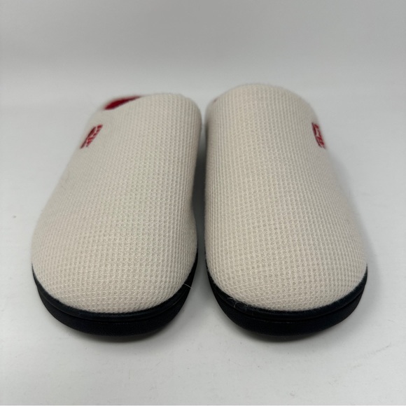 Rockdove Original Two-Tone Memory Foam Slippers Red White Kids Youth Size 5-6 - Picture 6 of 9